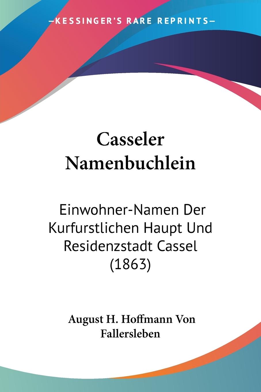 Casseler Namenbuchlein