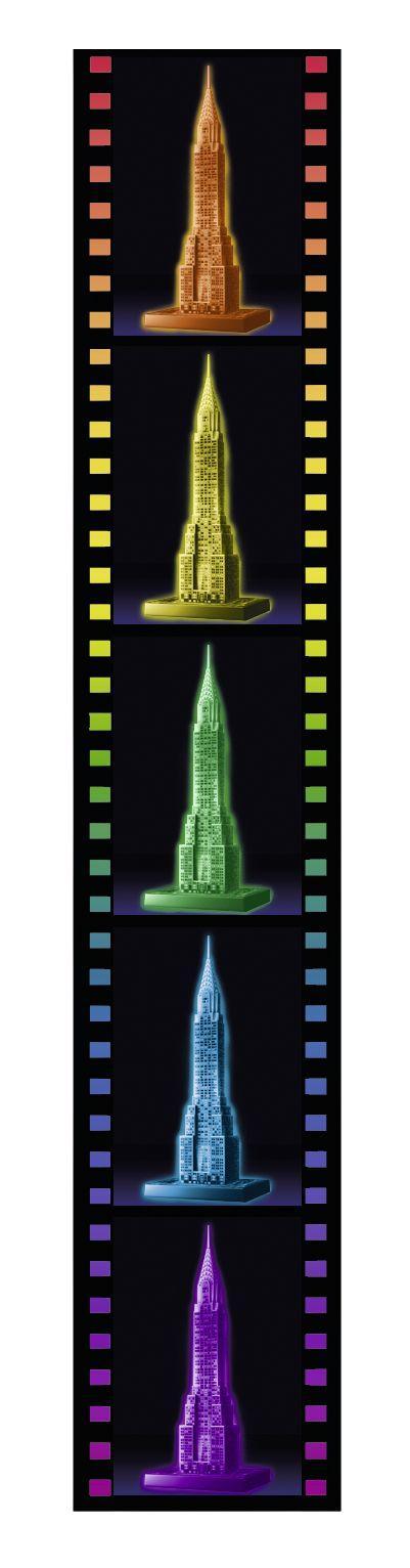 Ravensburger 12595 3D Puzzle Chrysler Building bei Nacht 