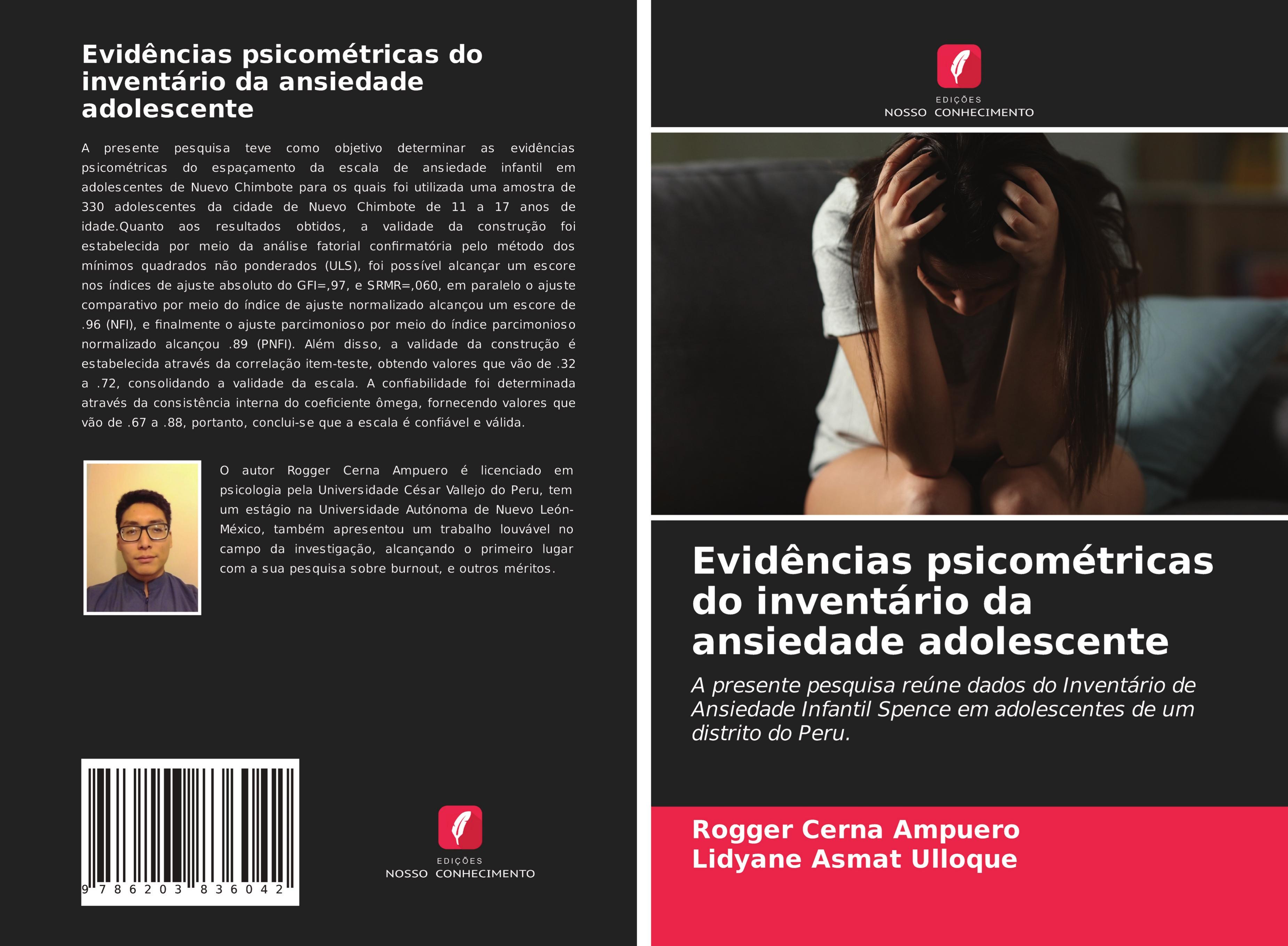 Evidências psicométricas do inventário da ansiedade adolescente - Cerna Ampuero, Rogger Asmat Ulloque, Lidyane