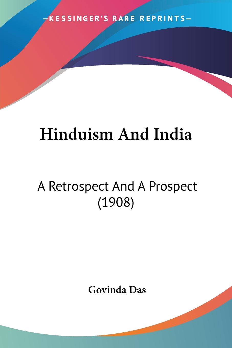 Hinduism And India - Das, Govinda