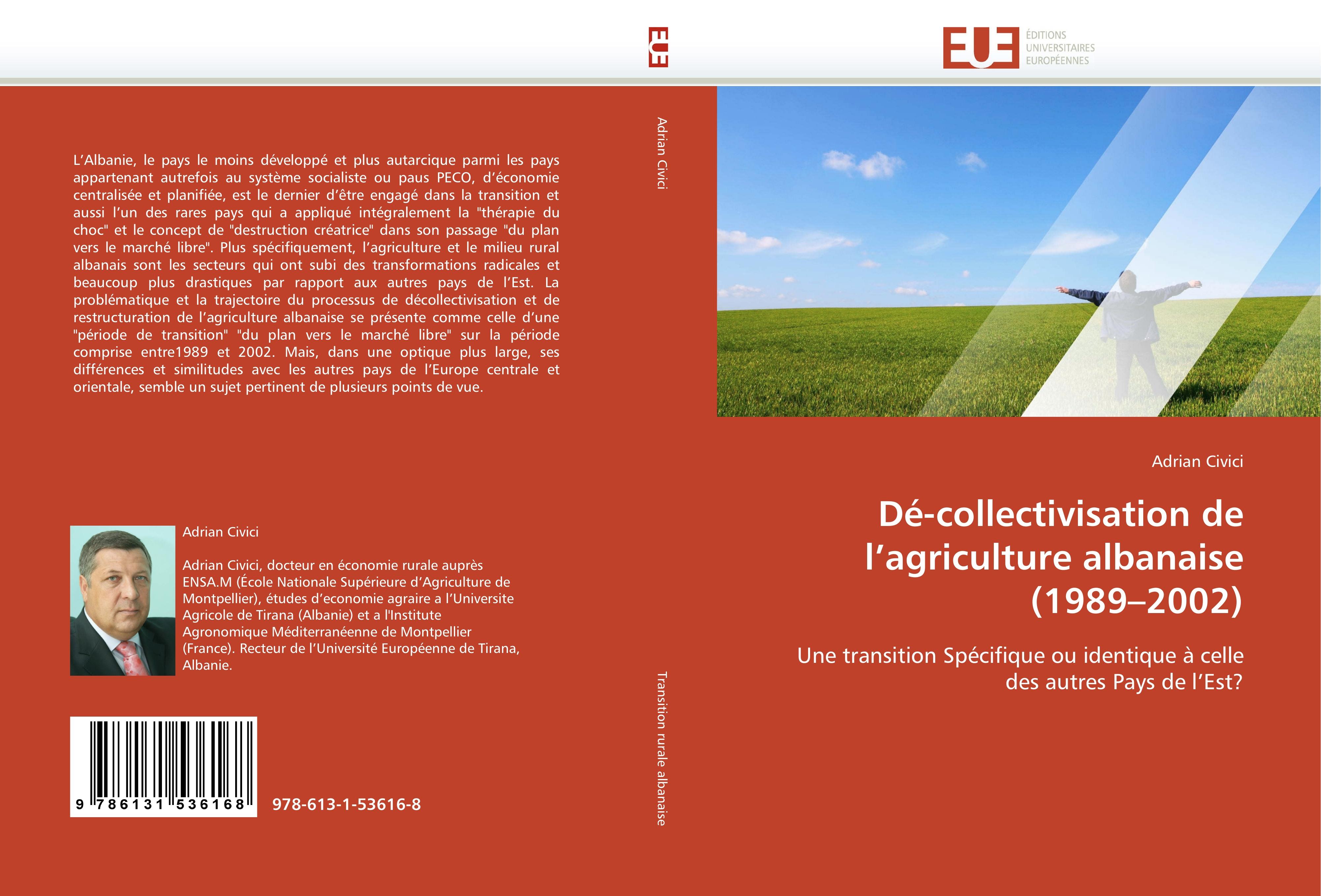 Dé-collectivisation de l agriculture albanaise (1989 - 2002 ) - Adrian Civici
