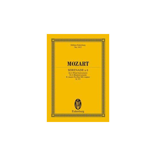 Mozart, W: Serenade Nr. 11 Es-Dur Mozart, Wolfgang Amadeus Eulenburg Studienpa..