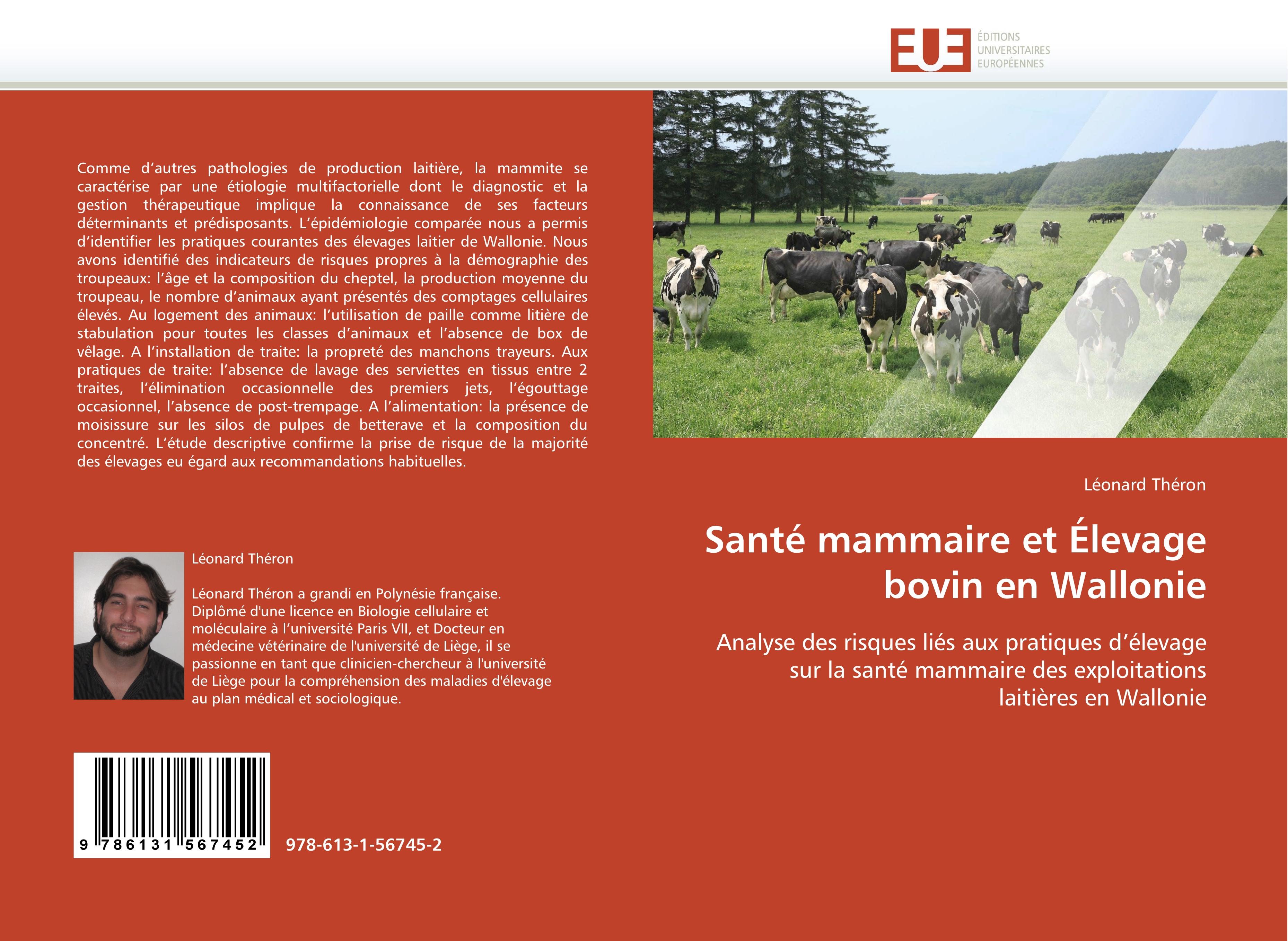 Santé mammaire et Élevage bovin en Wallonie - Léonard Théron