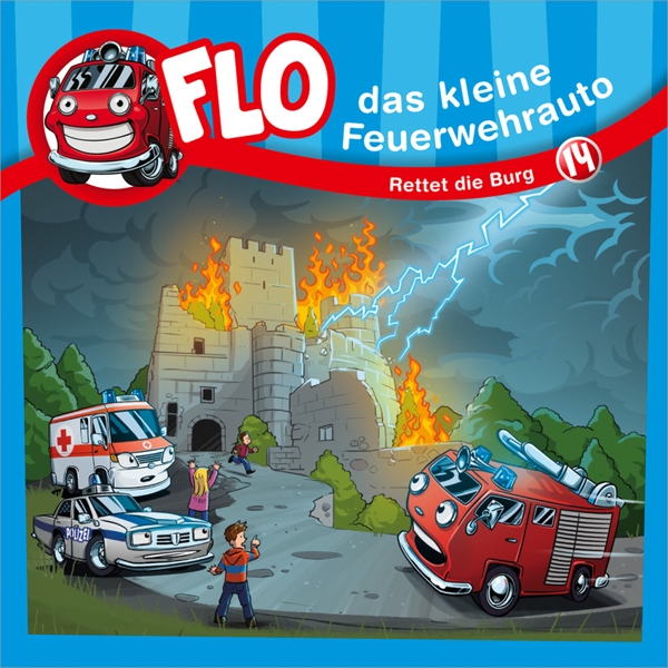 Flo - das kleine Feuerwehrauto - Rettet die Burg, 1 Audio-CD