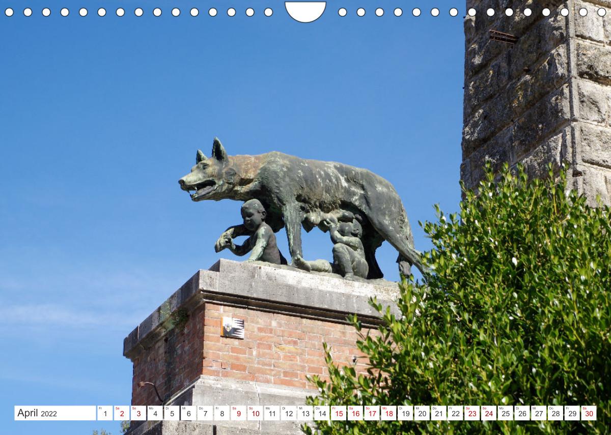 Siena - Welterbe in der Toskana (Wandkalender 2022 DIN A4 quer)