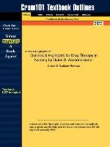 Cram101 Textbook Reviews: Outlines & Highlights for Drug The