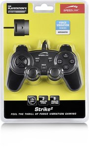 STRIKE 2 Gaming Pad - Controller für PS2, schwarz