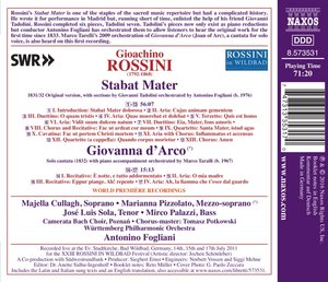 Stabat Mater & Giovanna d\'Arco Cantata, 1 Audio-CD
