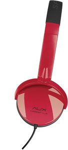 AUX - FREESTYLE Stereo Headset, black-red SL-8752-BKRD