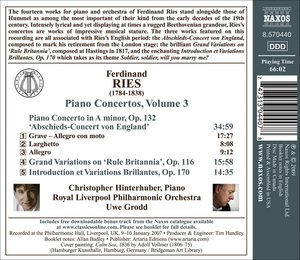 Hinterhuber/Grodd/Royal Liverpool PO: Klavierkonzerte Vol.3
