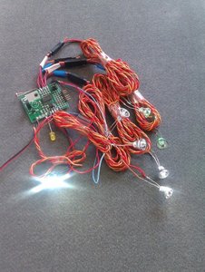 Beleuchtungsset für RC-Flugmodelle - Lernpaket