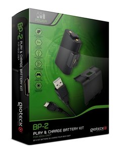 GIOTECK Play & Charge Kit BP-2, Akku + Ladegerät für Xbox One