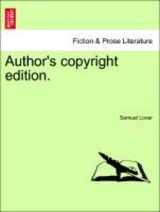 Lover, S: Handy Andy Author\'s copyright edition.