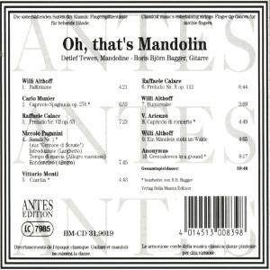 O,That's Mandoline
