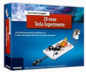 20 neue Tesla-Experimente, Buch, Laborsteckboard u. 16 Bauteile (Sondereinband)