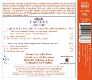 La Vecchia/Scuccuglia/Ceravolo: Sinfonie 1/Concerto For Stri