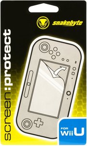 snakebyte SCREEN:PROTECT - Bildschirmschutzfolie für Nintendo Wii U