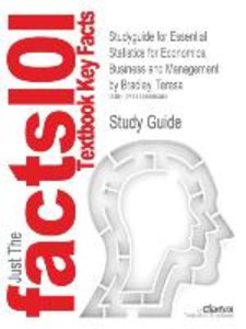 Cram101 Textbook Reviews: Studyguide for Essential Statistic