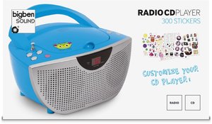 Tragbares CD/Radio CD55 - Kids blau