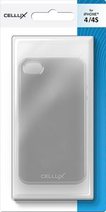 CELLUX TPU Back Case - iPhone 4/4S, frosted-black