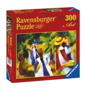 Ravensburger 14024 - August Macke: Mädchen unter Bäumen, 300 Teile Puzzle