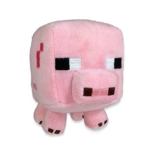 Minecraft - Stofftier Baby Schwein, ca. 18 cm