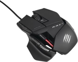 Mad Catz R.A.T. 3 Gaming Maus, PC und MAC, matt-schwarz