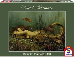 Schmidt 59750 - David Delamare: Meerjungfrau, 1.000 Teile Puzzle