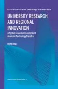 University Research and Regional Innovation