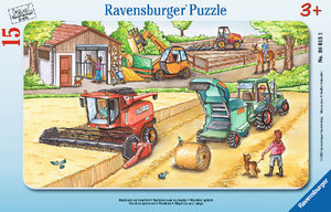 Ravensburger 06015 - Maschinen auf dem Feld, 15 Teile Puzzle