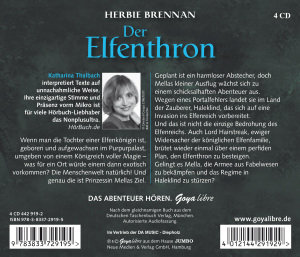Der Elfenthron, 4 Audio-CDs