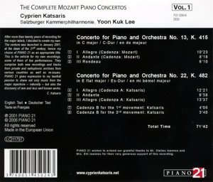 Katsaris, C: Piano Concertos Vol.1