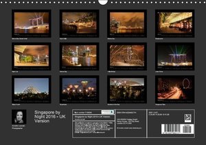 Lozinski, A: Singapore by Night 2016 - UK Version (Wall Cale