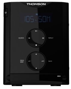 Thomson Kompaktanlage MIC100 Kompaktanlage (CD/MP3-Player, PLL-Radio, USB 2.0), schwarz
