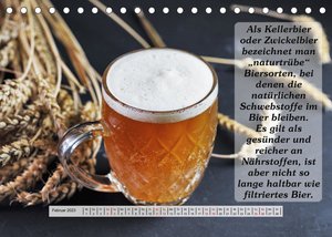 Wissenswertes über Bier (Tischkalender 2023 DIN A5 quer)
