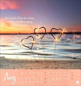 Tage voller Glück Postkartenkalender 2026