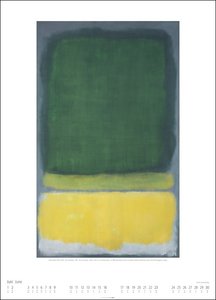 Mark Rothko Kalender 2024. Meisterwerke des abstrakten Expressionismus in einem XXL Wandkalender. Hochwertiger Kunstkalender Großformat 49x68 cm.