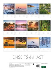 Jenseits der Hast Posterkalender 2026