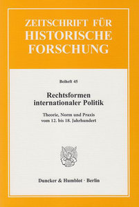 Rechtsformen internationaler Politik.
