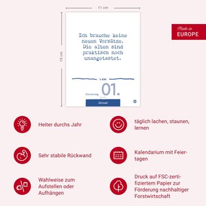 Dumme Sprüche für jeden Anlass Tagesabreißkalender 2026