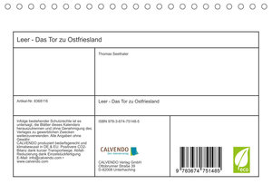 Leer - Das Tor zu Ostfriesland (Tischkalender 2023 DIN A5 quer)