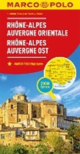 MARCO POLO Regionalkarte Rhône-Alpes, Auvergne Ost 1:300.000