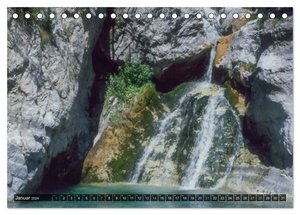 Wasserfälle der Welt 2024 (Tischkalender 2024 DIN A5 quer), CALVENDO Monatskalender