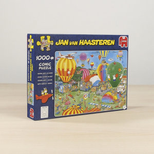 Jumbo 20024 - Jan van Haasteren, Hurra, Miffy 65 Jahre Jubiläum, Comic-Puzzle, 1000 Teile