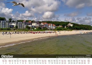 Sonneninsel Usedom 2022 - Timokrates Kalender, Tischkalender, Bildkalender - DIN A5 (21 x 15 cm)
