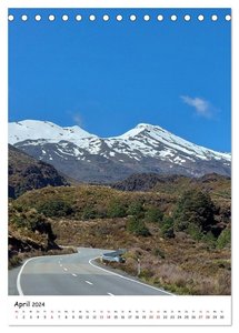 Aotearoa - atemberaubende Landschaften im Land der langen weißen Wolke (Tischkalender 2024 DIN A5 hoch), CALVENDO Monatskalender