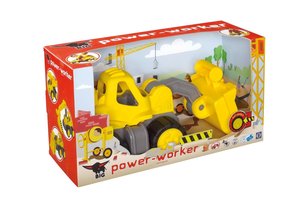BIG 800056837 - Power Worker, Radlader gelb 47 cm