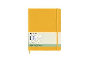 Moleskine 12 Monate Wochen Notizkalender - Color 2023, XL, Orangegelb