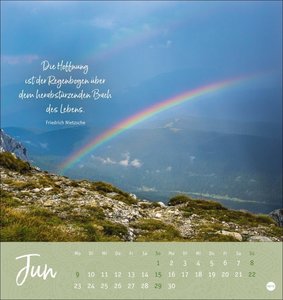 Augenblicke voller Zuversicht Postkartenkalender 2025