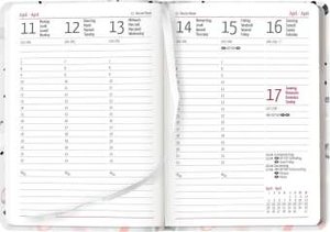 Ladytimer Terrazzo 2024 - Taschenkalender A6 (10,7x15,2 cm) - Weekly - 192 Seiten - Notiz-Buch - Termin-Planer - Alpha Edition